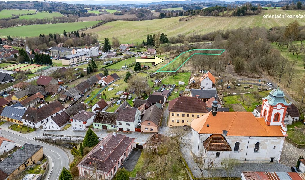 Prodej stavebního pozemku 6 197 m², Plánice – náhled fotky 2