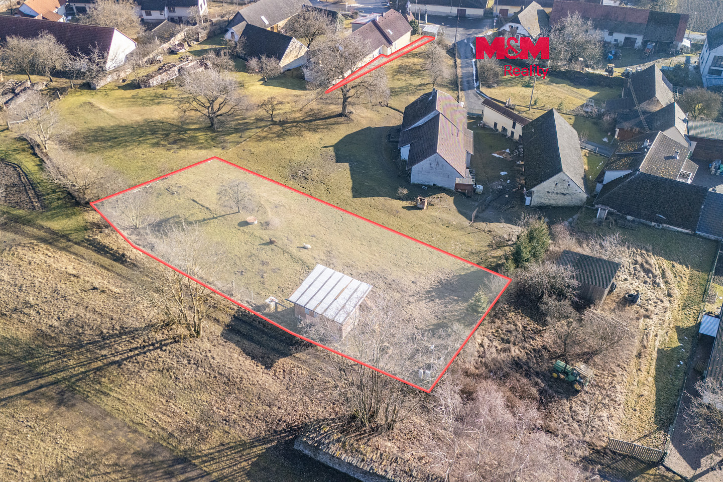 Prodej stavebního pozemku 1 064 m²
