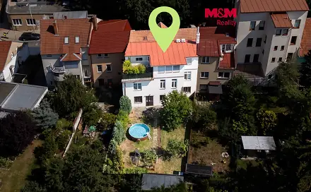Prodej domu 292 m² s pozemkem 412 m², Marie Steyskalové, Brno - Žabovřesky