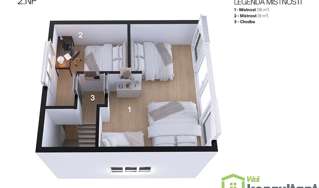 Prodej chaty/chalupy 95 m² s pozemkem 390 m², Ostravice – náhled fotky 19