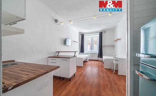 Pronájem bytu 1+kk 27 m², Vrchlického, Plzeň - Jižní Předměstí