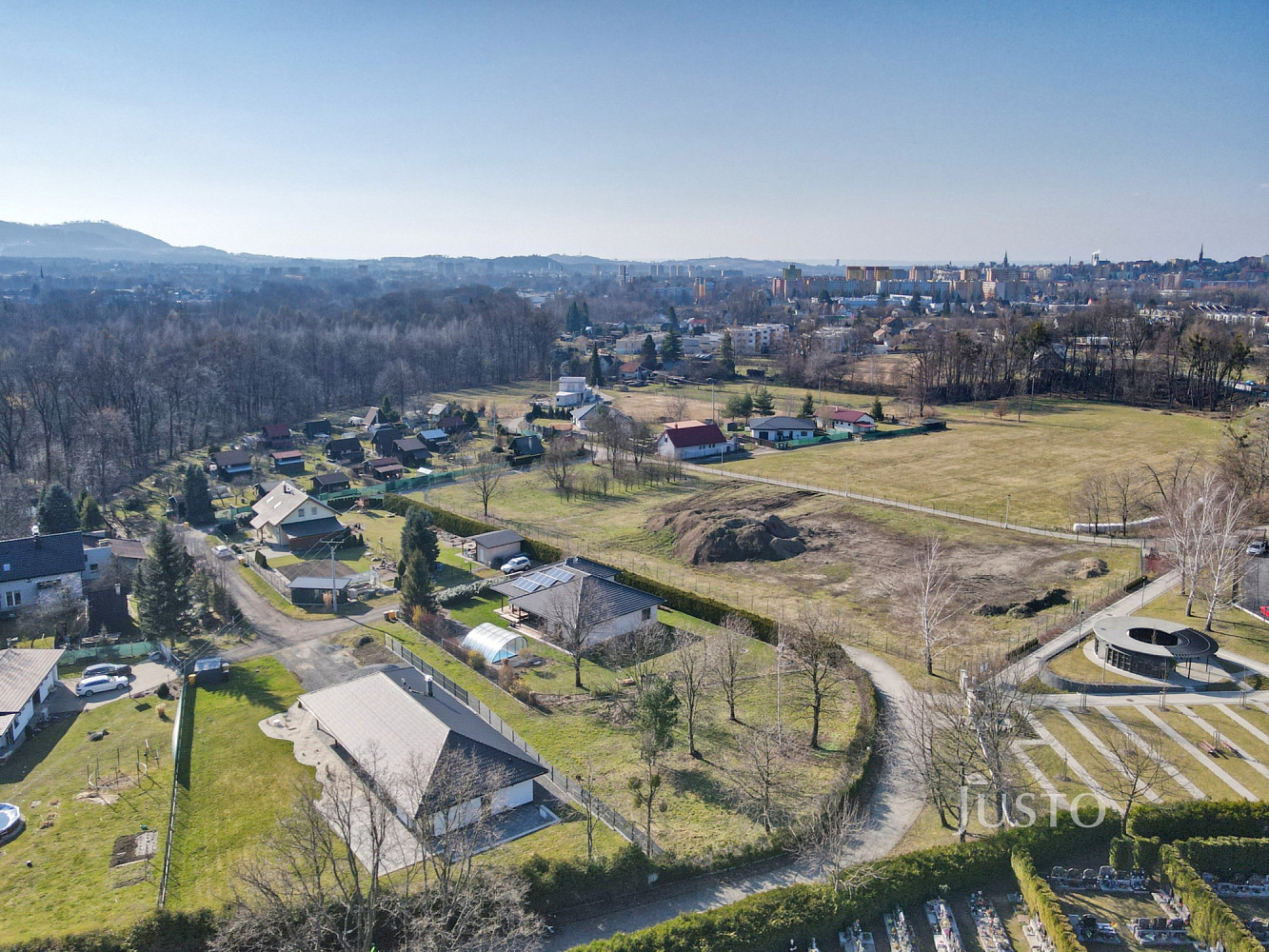 Prodej stavebního pozemku 1 088 m² – pohled 4