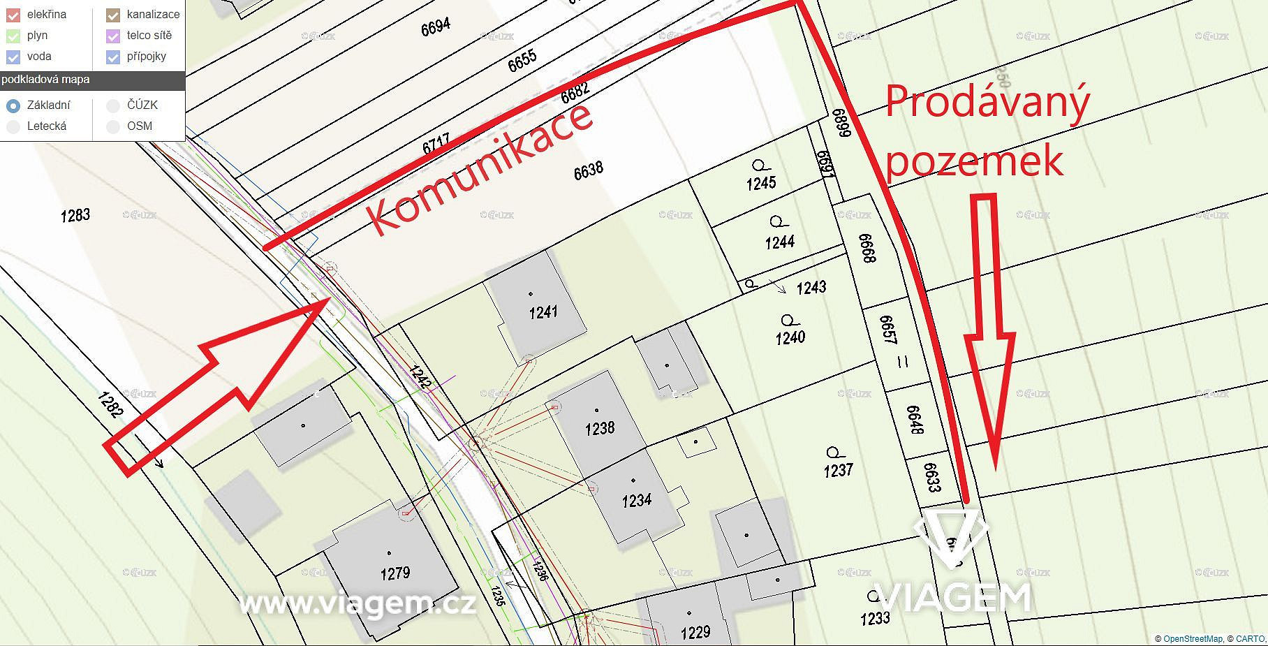 Prodej zahrady 434 m² – fotografie 3