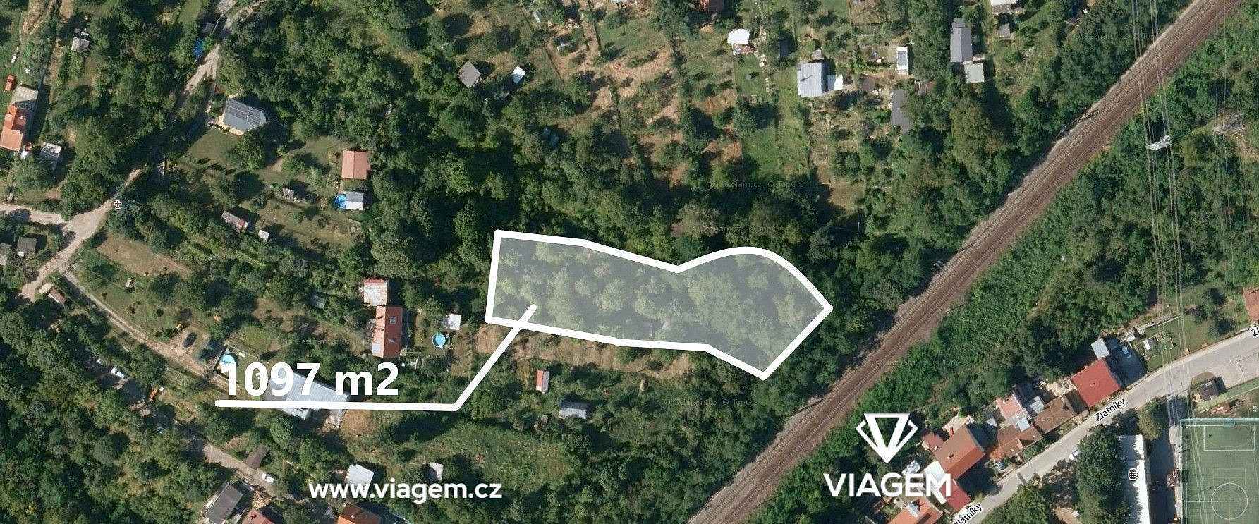 Prodej zahrady 1 097 m² – fotografie 2