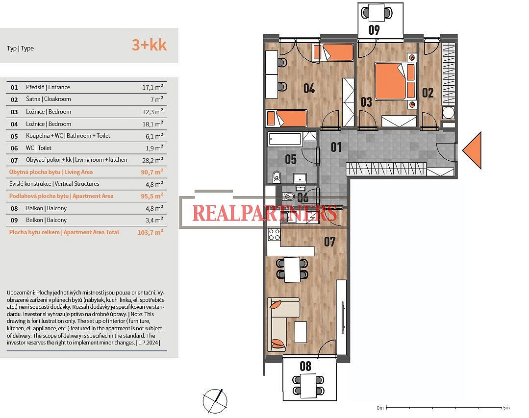 Prodej bytu 3+kk 104 m² – fotografie 2
