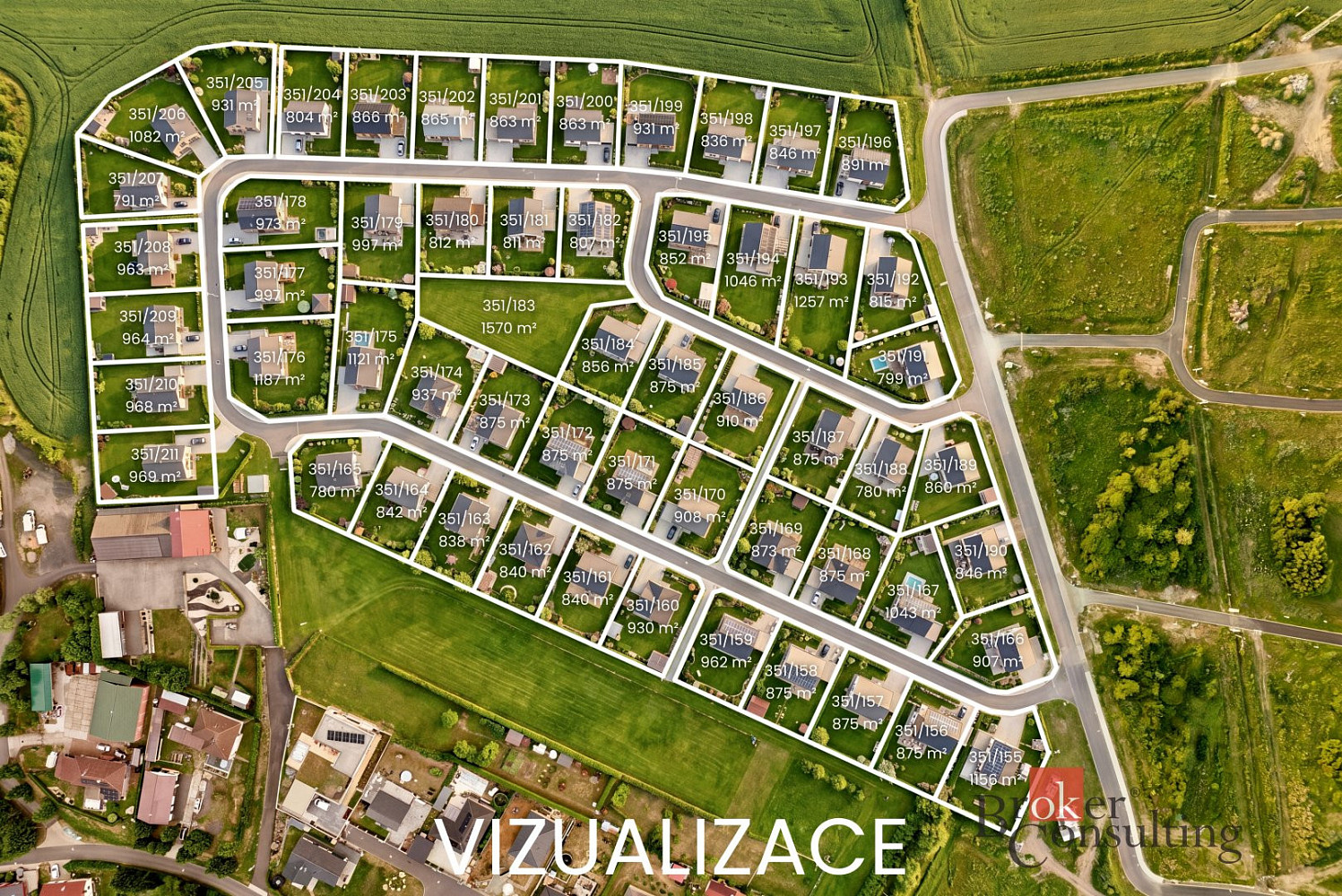 Prodej stavebního pozemku 780 m²