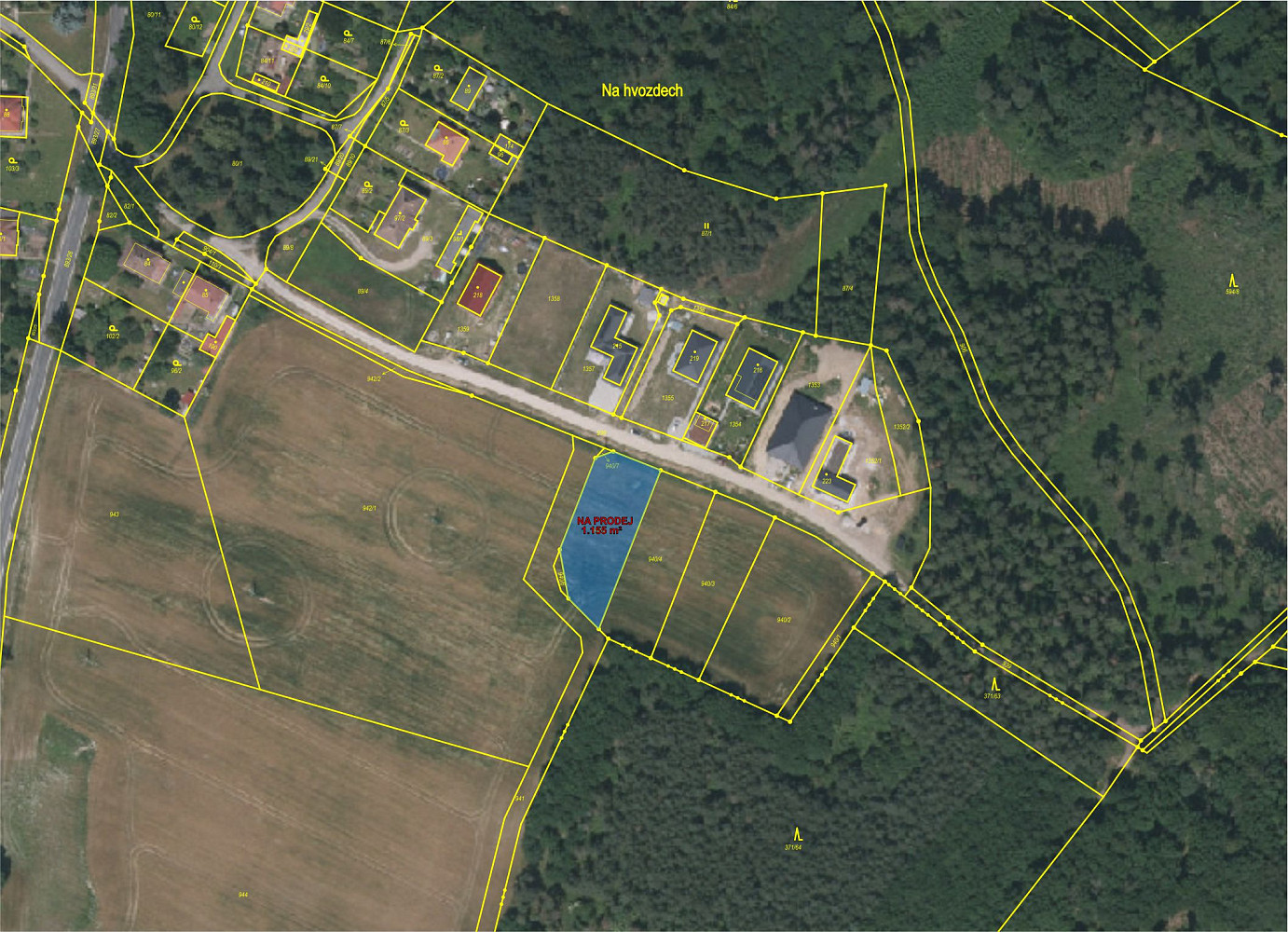 Prodej stavebního pozemku 1 155 m² — photo 4