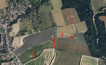 Prodej pole 29 414 m², Olomouc - Droždín