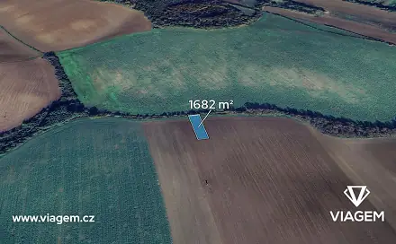 Prodej pole 1 682 m², Staré Město, okres Uherské Hradiště