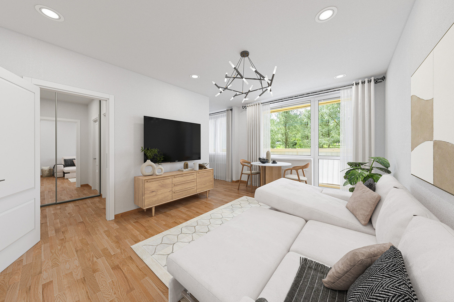 Prodej bytu 1+kk 26 m² – pohled 2
