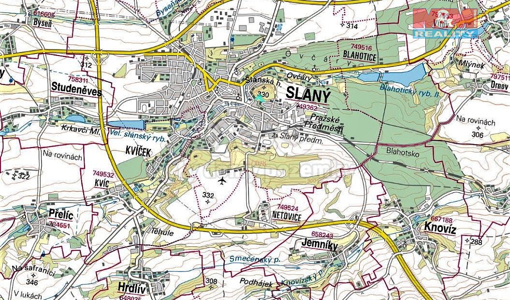 Prodej zahrady 2 497 m², Slaný – náhled fotky 3