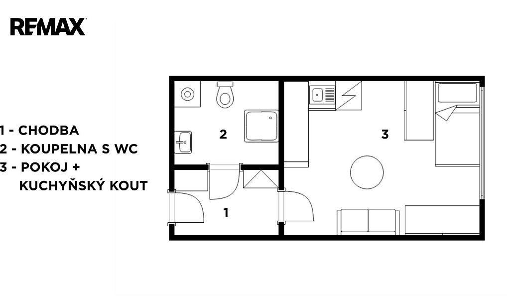 Prodej bytu 1+kk 29 m², Praha – náhled fotky 3