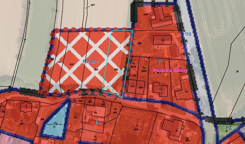 Prodej stavebního pozemku 1 282 m², Jihlava – náhled fotky 3