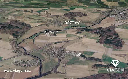 Prodej pole 5 240 m², Předměřice nad Jizerou, okres Mladá Boleslav