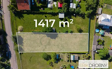 Prodej stavebního pozemku 1 417 m², Přelouč - Klenovka, okres Pardubice
