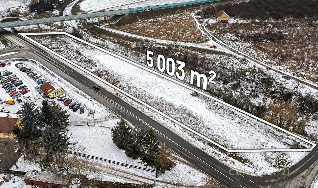 Prodej stavebního pozemku 5 003 m², Slaný – náhled fotky 6