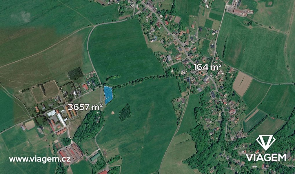 Prodej zahrady 470 m², Vítkov – náhled fotky 2
