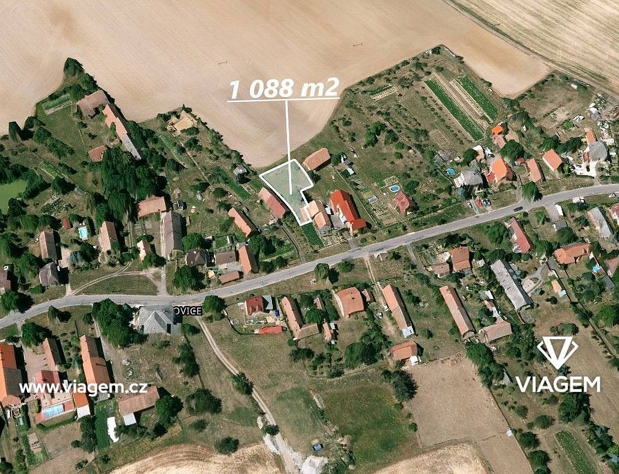 Prodej zahrady 1 088 m²