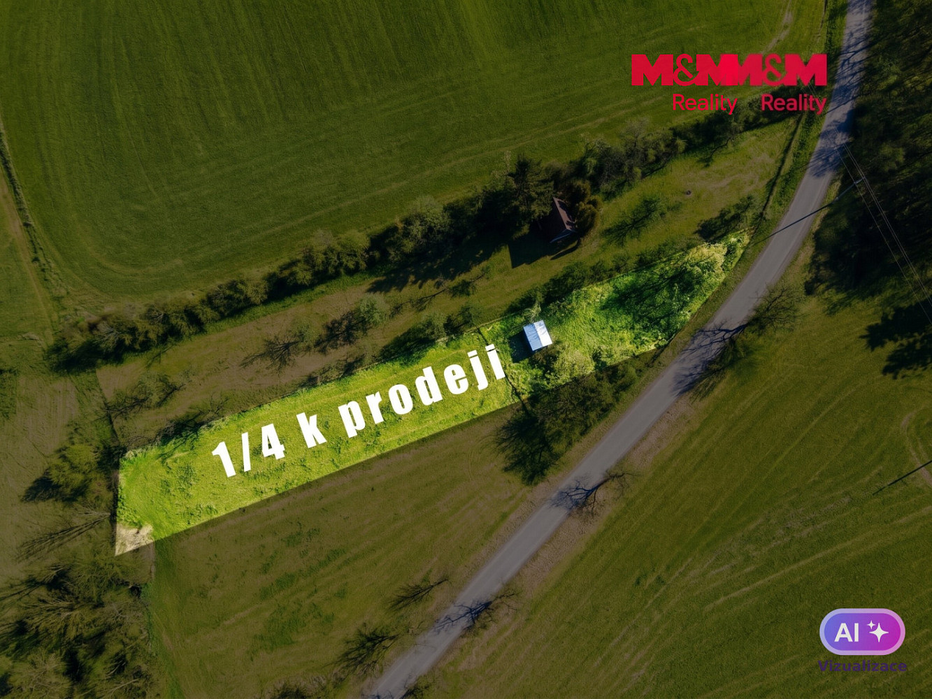 Prodej pole 1 921 m²