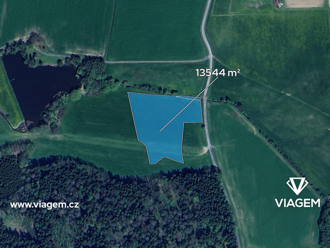 Prodej pole 864 m² – fotografie 2