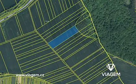 Prodej pole 5 443 m², Nedachlebice, okres Uherské Hradiště