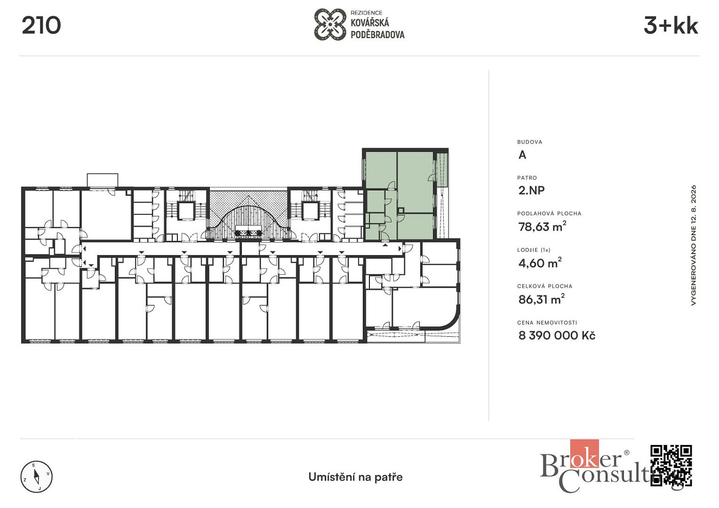 Prodej bytu 3+kk 86 m² – fotografie 4