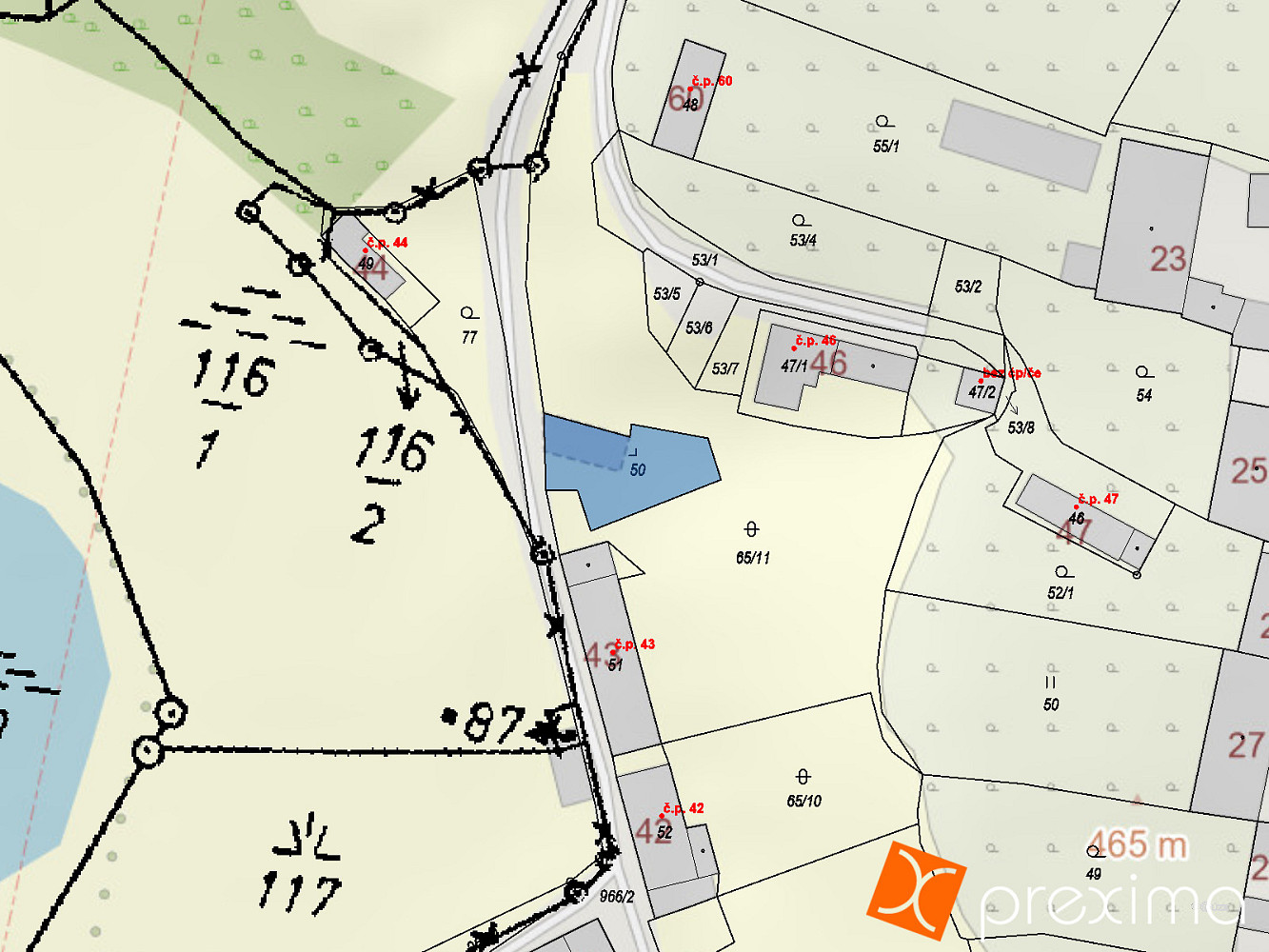 Prodej stavebního pozemku 18 m² – pohled 3