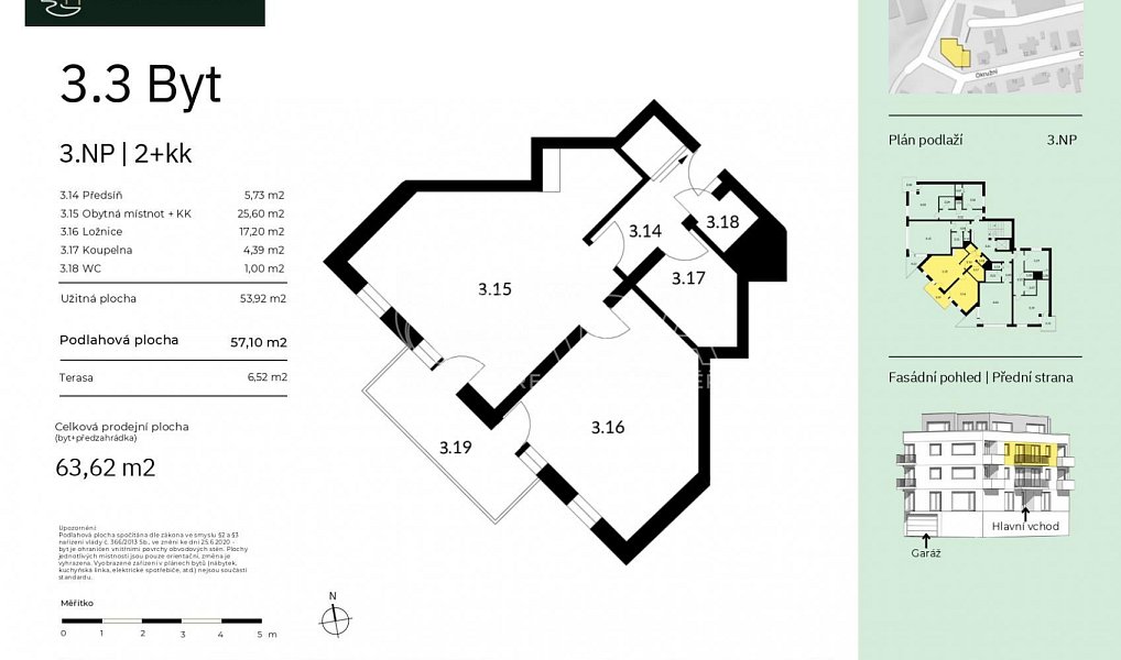 Prodej bytu 2+kk 57 m², Praha – náhled fotky 2