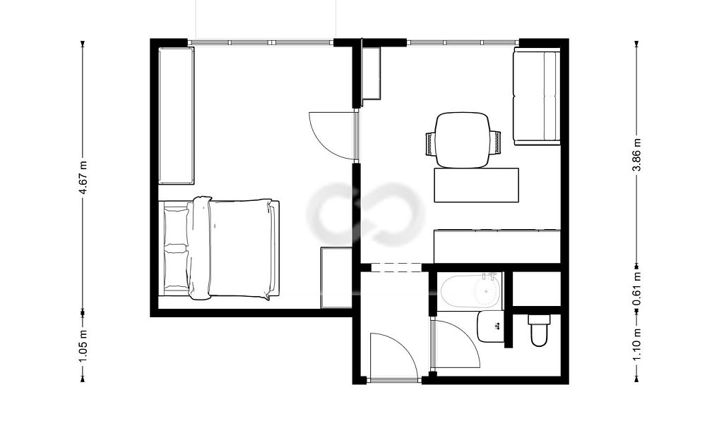 Prodej bytu 2+kk 40 m², Písek – náhled fotky 4