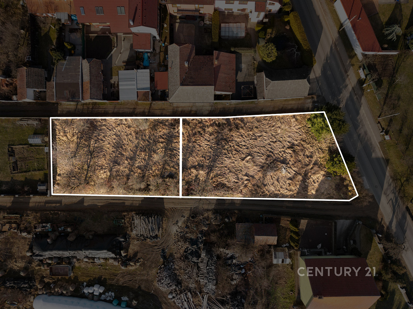 Prodej stavebního pozemku 851 m² – pohled 3