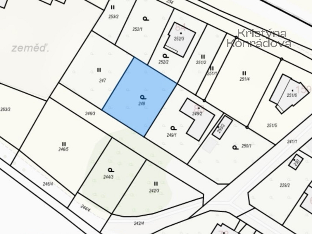 Prodej stavebního pozemku 681 m² – fotografie 2