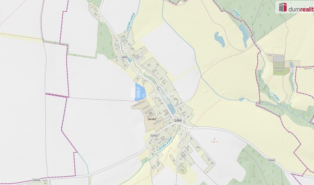 Prodej pole 9 124 m², Litíč – náhled fotky 4