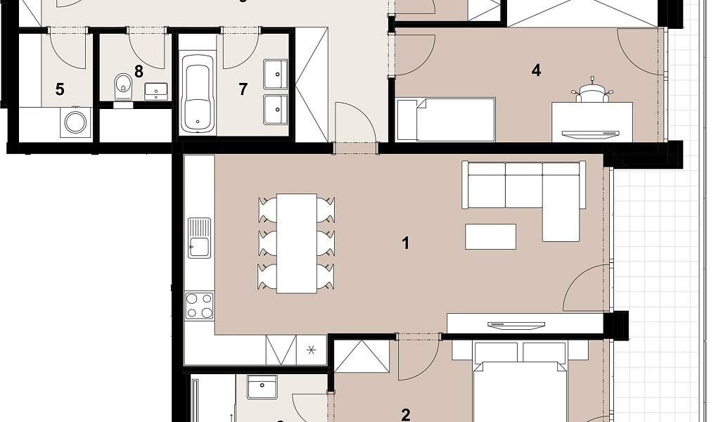 Prodej bytu 4+kk 105 m², Praha – náhled fotky 2