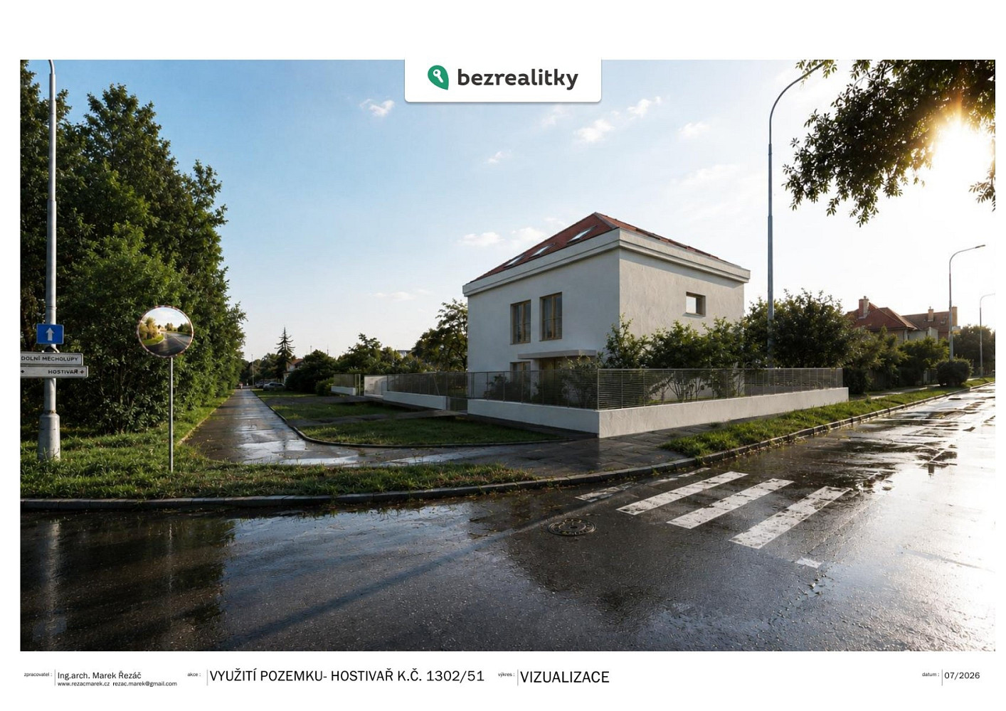Prodej stavebního pozemku 626 m² – fotografie 3