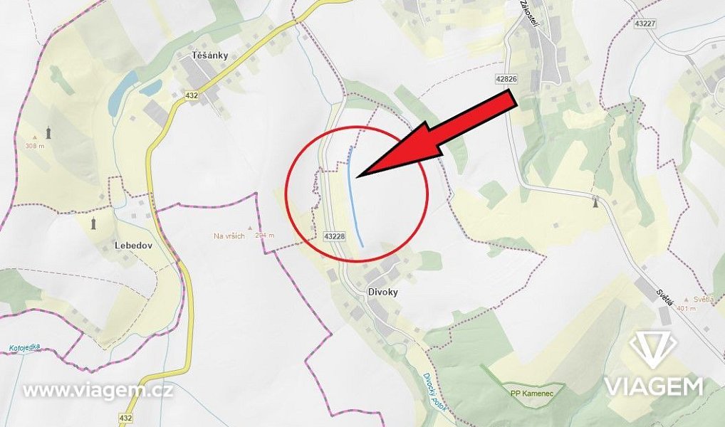 Prodej pole 557 m², Zdounky – náhled fotky 5