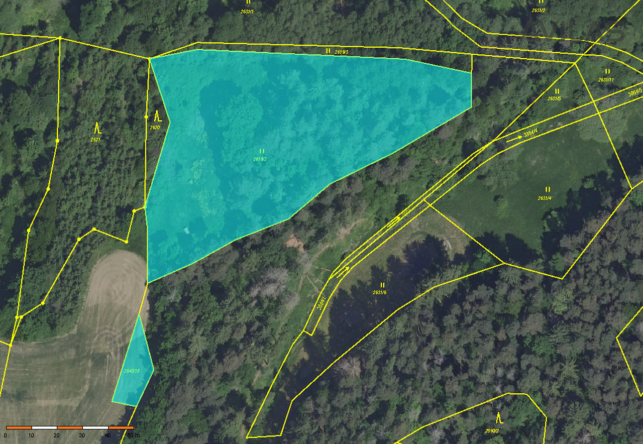 Prodej pole 6 948 m²