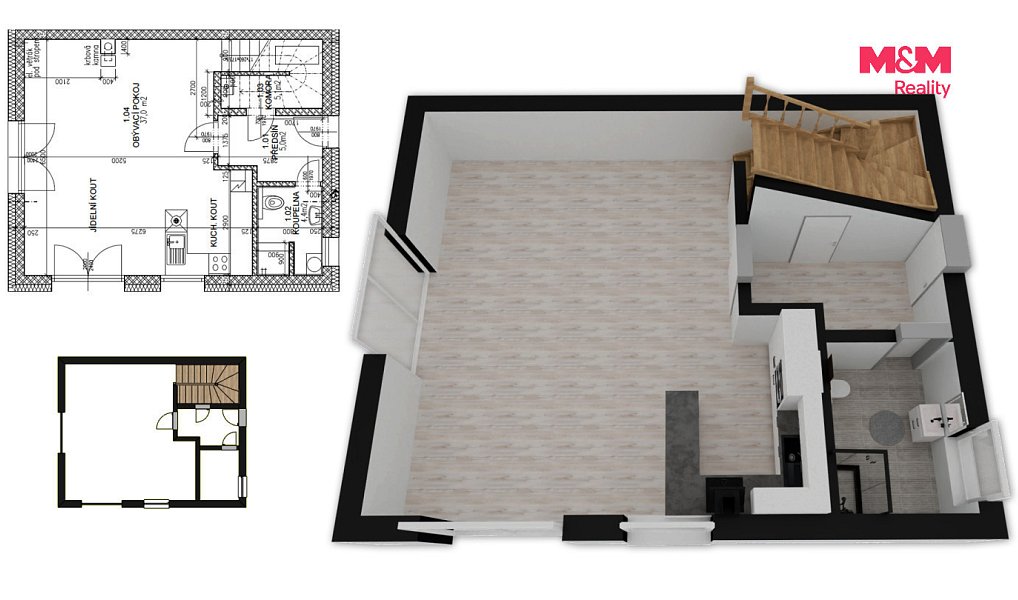 Prodej domu 97 m² s pozemkem 298 m², Králův Dvůr – náhled fotky 6
