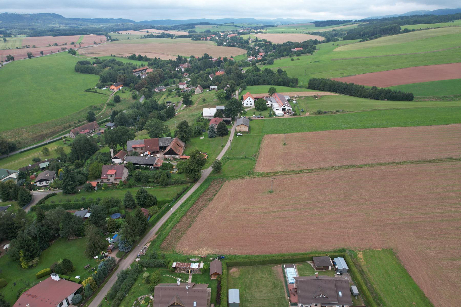 Prodej stavebního pozemku 4116 m², Hejtmánkovice – pohled 5