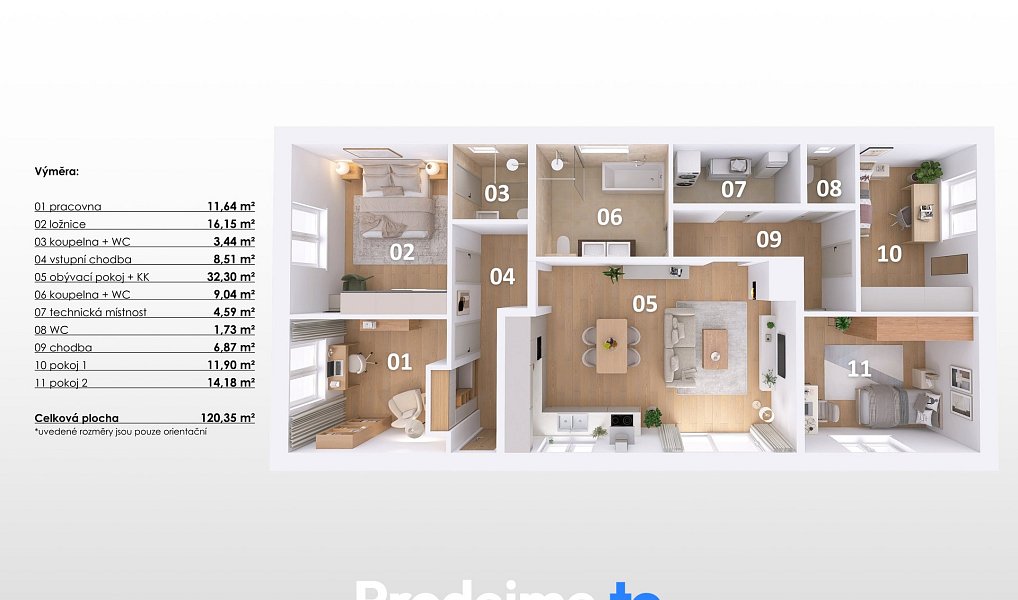 Prodej domu 120 m² s pozemkem 828 m², Strachotice – náhled fotky 17