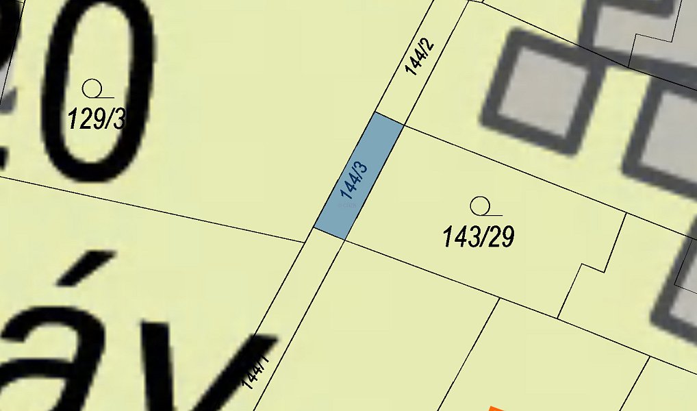 Prodej stavebního pozemku 32 m², Žehuň – náhled fotky 3