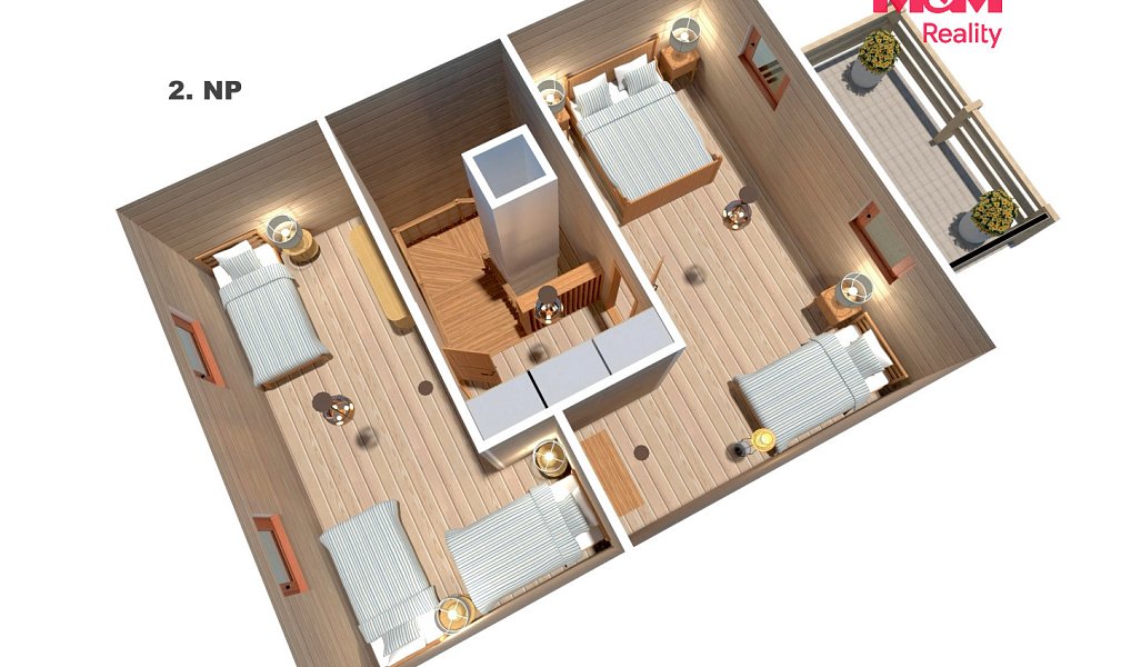 Prodej domu 65 m² s pozemkem 466 m², Střížovice – náhled fotky 13