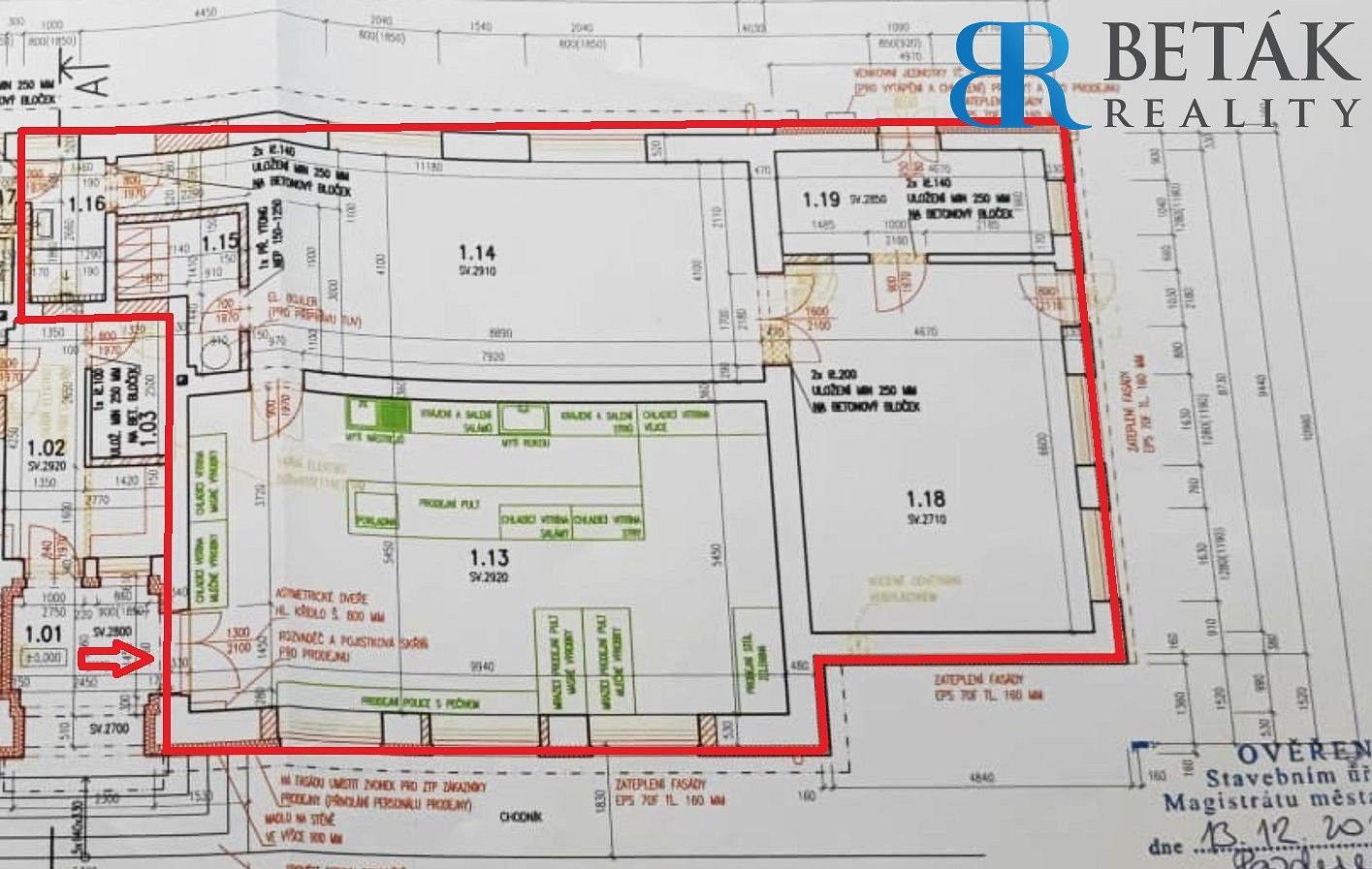 Pronájem obchodních prostor 142 m² – fotografie 3