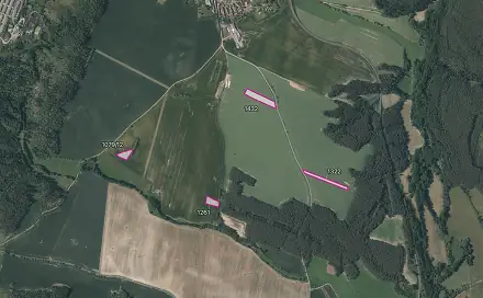 Prodej pole 15 472 m², Mladotice - Chrášťovice, okres Plzeň-sever