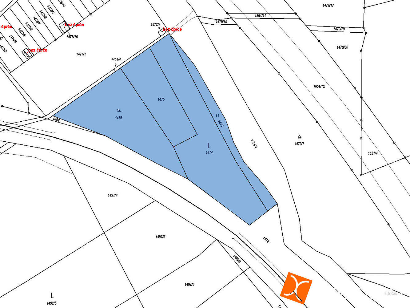Prodej pozemku 1 526 m² – fotografie 2