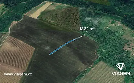 Prodej pole 1 862 m², Bořetice, okres Břeclav