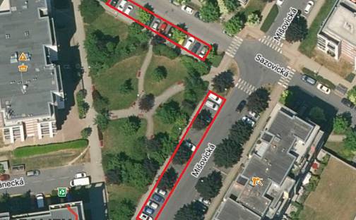 Dlouhodobý pronájem parkovacího stání Zličín, Míšovická, Praha 5 - Zličín