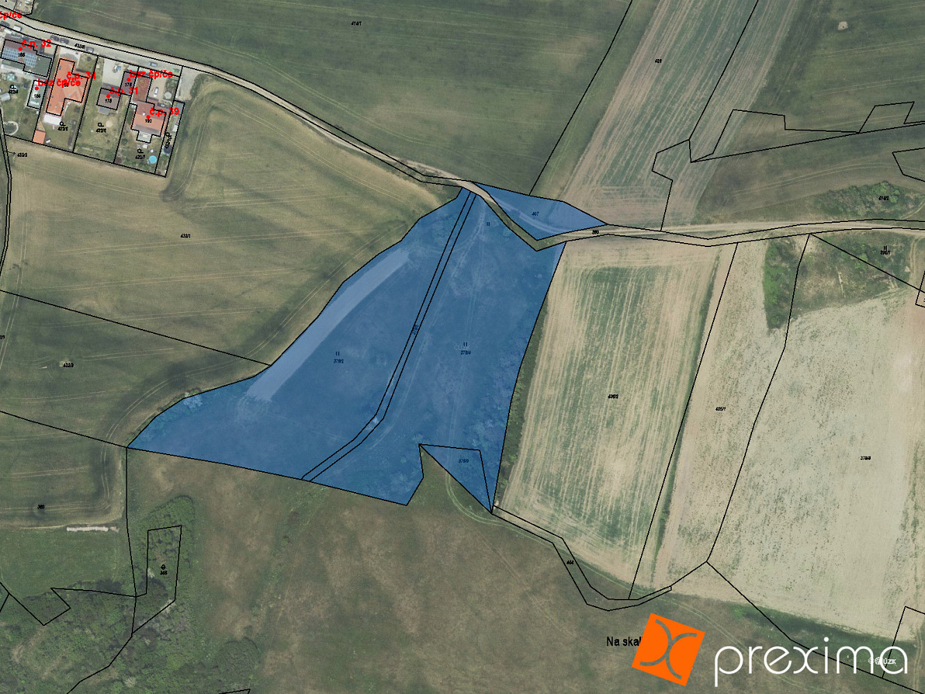 Prodej pole 326 m², Roblín