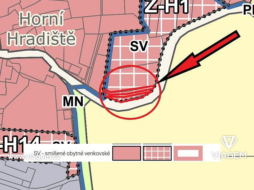 Stavební - bydlení 399 m², Podíl 50 % o výměře 200 m² – pohled 2