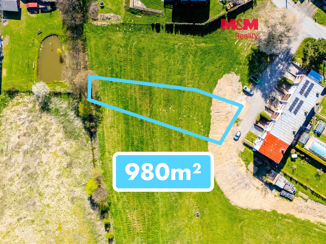 Prodej stavebního pozemku 980 m²