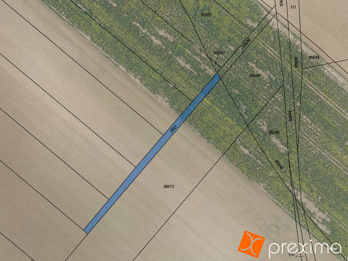 Prodej pole 50 m², Sovětice